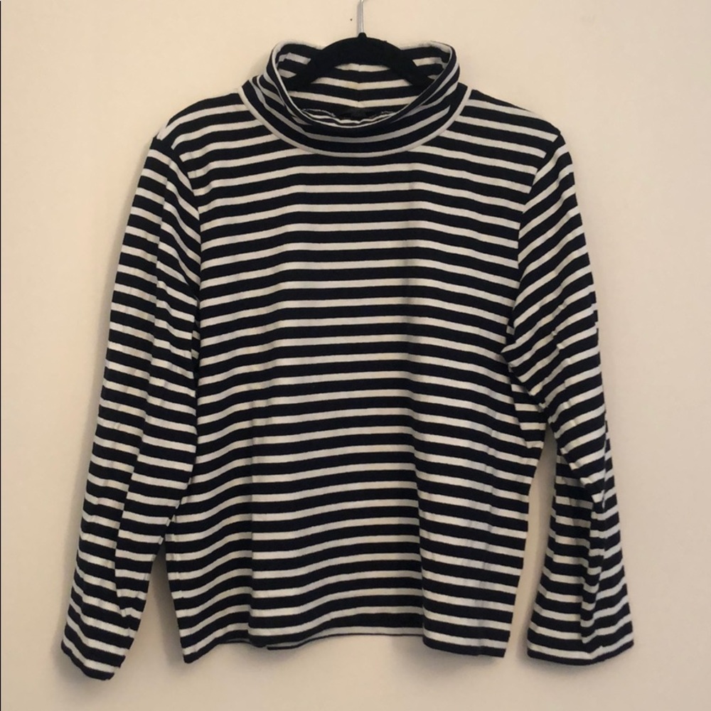 J. Crew funnel neck long sleeve top